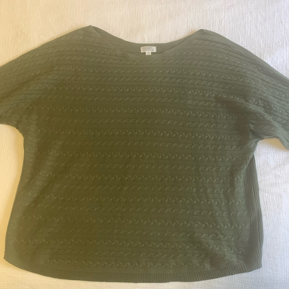 Green sweater